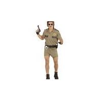 california highway patrol officer mens costume large for cop police fa ...
