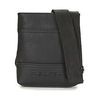 calvin klein jeans bastian mini flat crossover mens pouch in black