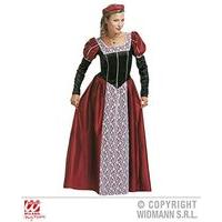 Castle Beauty Costume (m) (dress Headpiece With Veil)