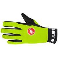 castelli scalda winter glove yellowblack s