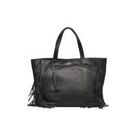 cabas parisien m franges cuir grain