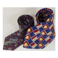 Carlo Colombo/Charleston (Tie Rack)x2 - one size - multi - silk ties