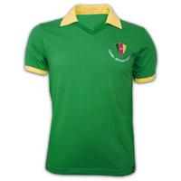 Cameroon WC 1982 Short Sleeve Retro Shirt 100% cotton