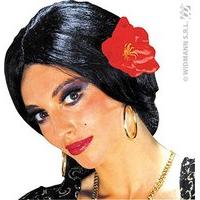 carmen miranda samba w flower wig for fancy dress costumes outfits acc ...