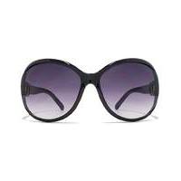 Carvela Oval Cut Out Sunglasses