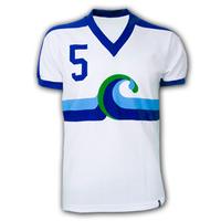 California Surf 1980 Away Short Sleeve Retro Shirt 50% cotton /