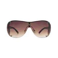 carvela metal trim visor sunglasses