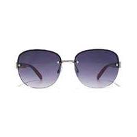 carvela diamante rimless sunglasses