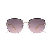 carvela diamante rimless sunglasses