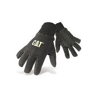 Caterpillar Jersey Dotted Gloves Large