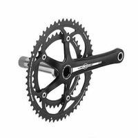 Campagnolo Veloce 10 Speed Power Torque Chainset - Black - Black / 10 Speed / 175mm / 34/50