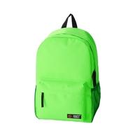 Casual Women Backpack Candy Color Solid School Bag Traveling Shoulder Bag Green