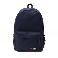 Casual Women Backpack Candy Color Solid School Bag Traveling Shoulder Bag Dark Blue