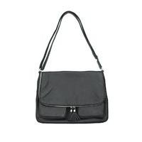 Carla-Bikini Black Leather handbag Fiumicino