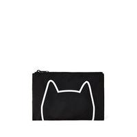 cat print makeup pouch