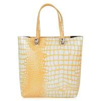 CAVALLI CLASS Mock Croc Tote Bag