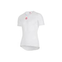 castelli pro issue short sleeve baselayer white xl