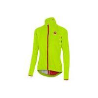 castelli womens riparo jacket yellow l