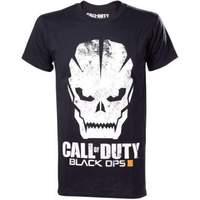 Call Of Duty Black Ops Iii Skull With Logo Men\'s T-shirt Medium Black (ts3adhcbt-m)