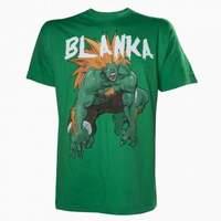 Capcom Streetfighter Men\'s Blanka T-shirt Extra Large Green (ts252535sfg-xl)