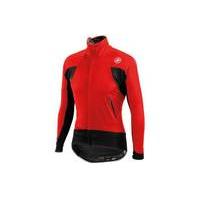 Castelli Alpha Wind FZ Long Sleeve Jersey | Red/Black - L
