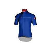 castelli gabba 2 short sleeve windrain jersey dark blue s