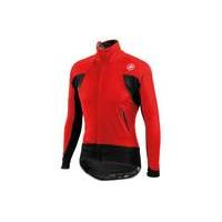 castelli alpha wind fz long sleeve jersey redblack s