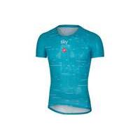 Castelli Team Sky Pro Mesh Short Sleeve Baselayer | Blue - S