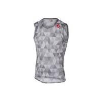 castelli pro mesh sleeveless baselayer grey xxl