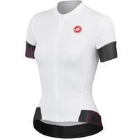 castelli fortuna white black womens jersey