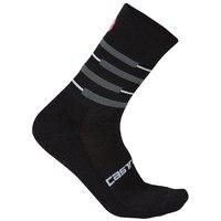 Castelli Incendio 15 Black Sock