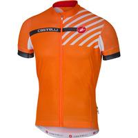 Castelli Free Ar 4.1 Orange Fz Jersey