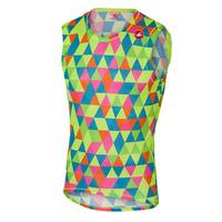 Castelli Pro Mesh Multi-Yellow Sleeveless Baselayer