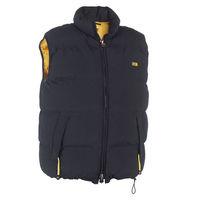 cat cat black quilted insulated vest l