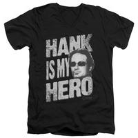 californication hank is my hero v neck