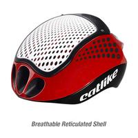 Catlike Cloud 352 Road Helmet - 2017 - Black / Red / White / Large / (60-62cm)
