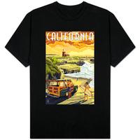 California Coast - Woody and Lighthouse