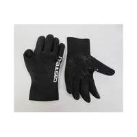 castelli diluvio neoprene glove ex demo ex display size lxl blackwhite