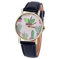 cactus plant collection watch vintage style leather watch women watche ...