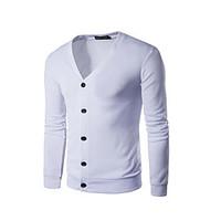 casualdaily simple regular cardigan solid v neck sleeveless white blac ...