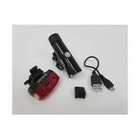 Cateye Volt 80 Front and Rapid Micro Rear Rechargable Light Set (Ex-Demo / Ex-Display)