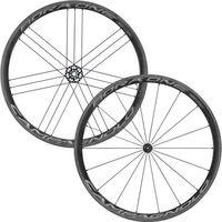 Campagnolo Bora One 35 Dark Road Wheelset - Campagnolo / Pair / 10-11 Speed / 700c - Clincher / + Continental GP4000sII Tyres & Tubes
