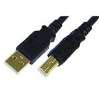 cables direct 2mtr usb 20 a b cable black