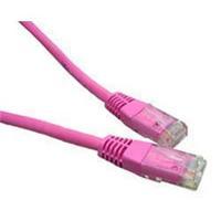 Cables Direct Generic Category 5e Twisted Pair, connectors RJ45-RJ45 Pink 2m