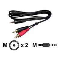 Cables Direct Audio Cable Mini-Phone Stereo 3.5 mm (M) to RCA (M) - 5m