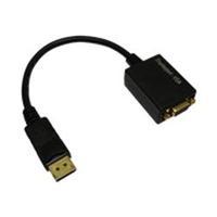 Cables Direct DisplayPort Adapter - DisplayPort (M) to HD-15 (F) ( DisplayPort 1.1 ) - 15cm