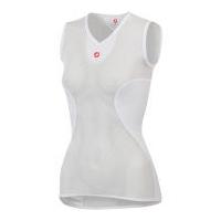 castelli womens core mesh sleeveless base layer white s