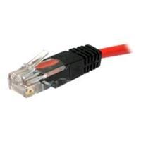 Cables Direct Crossover Cable - RJ-45 (M) to RJ-45 (M) - 2m - UTP - CAT 5e - Moulded - Red