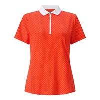 Callaway Ladies Polka Dot Short Sleeve Polo Shirt 2017