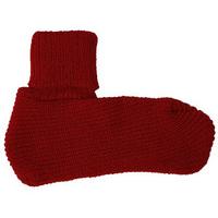 Canadian Slipper Socks, Red, Acrylic